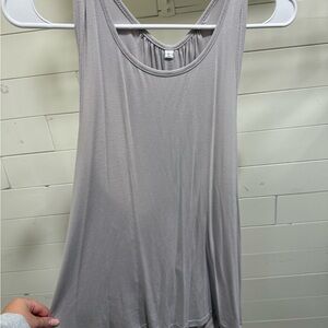 Gray Sleeveless Tank Top/ Athletic top